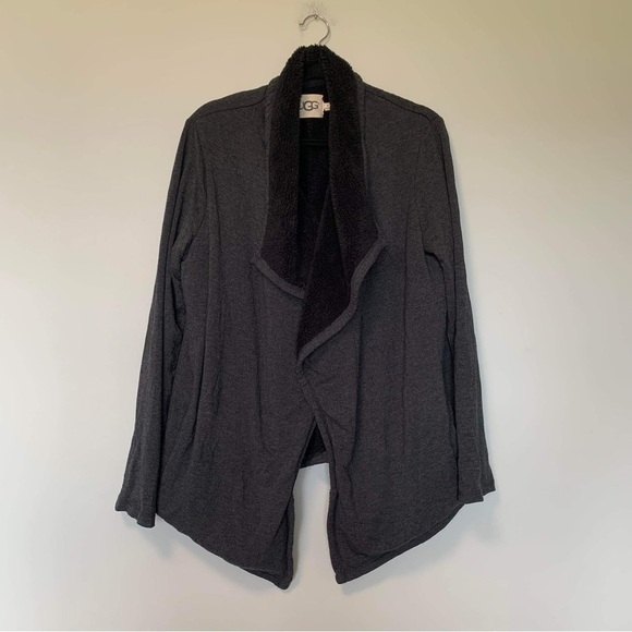 UGG  grey open cardigan - Picture 1 of 5